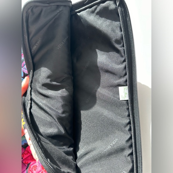 VERA BRADLEY Bright Blooms Black and Multicolored Floral Tablet Bag Case Cover - Picture 6 of 8